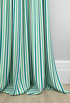 The British Stripe Co. Catherine, Blackpool No.1 - Made to Measure Curtains